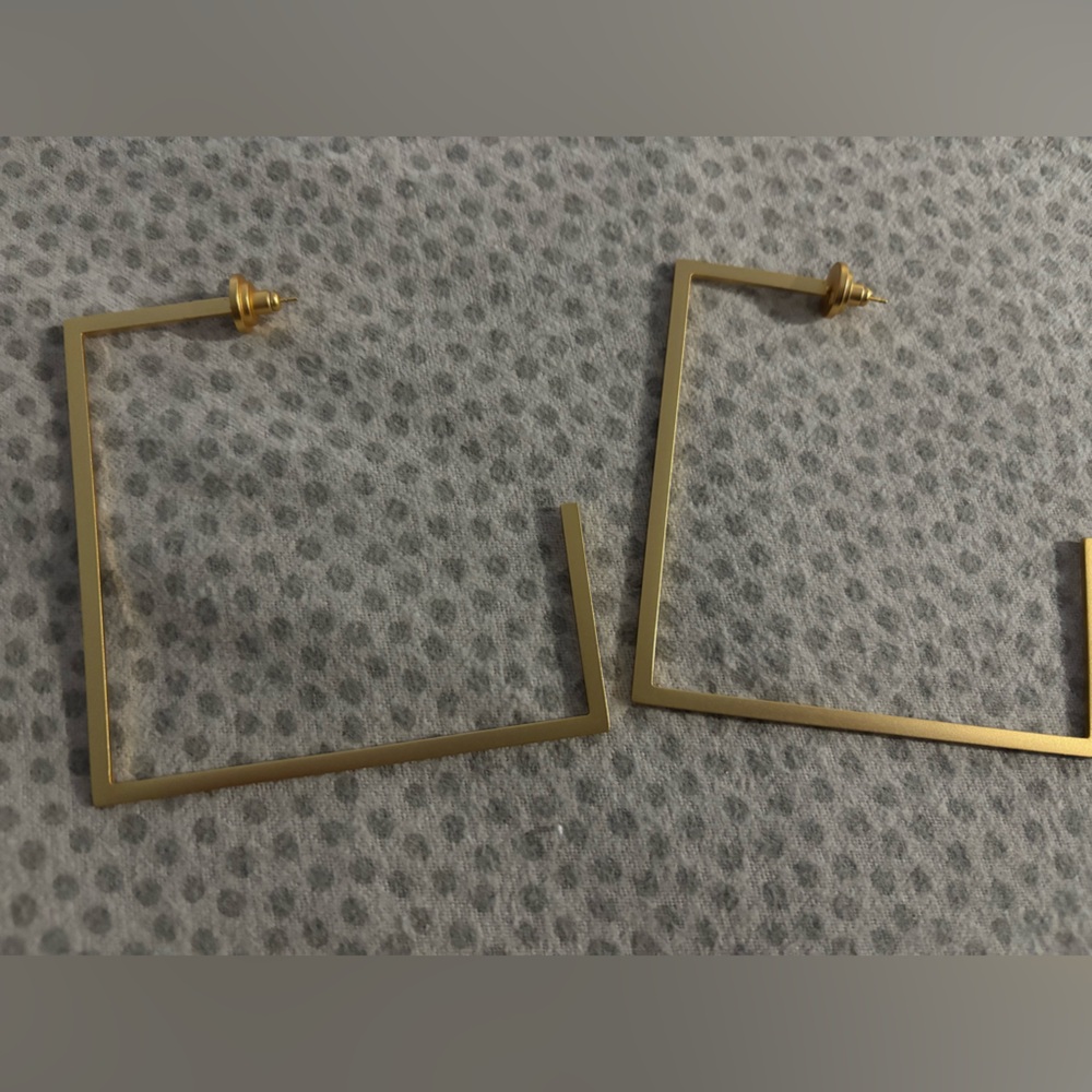 Khoi Large Square Earrings